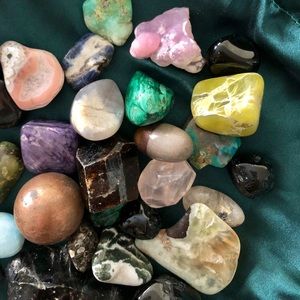 Bag of Various Crystals / Tumbled Stones